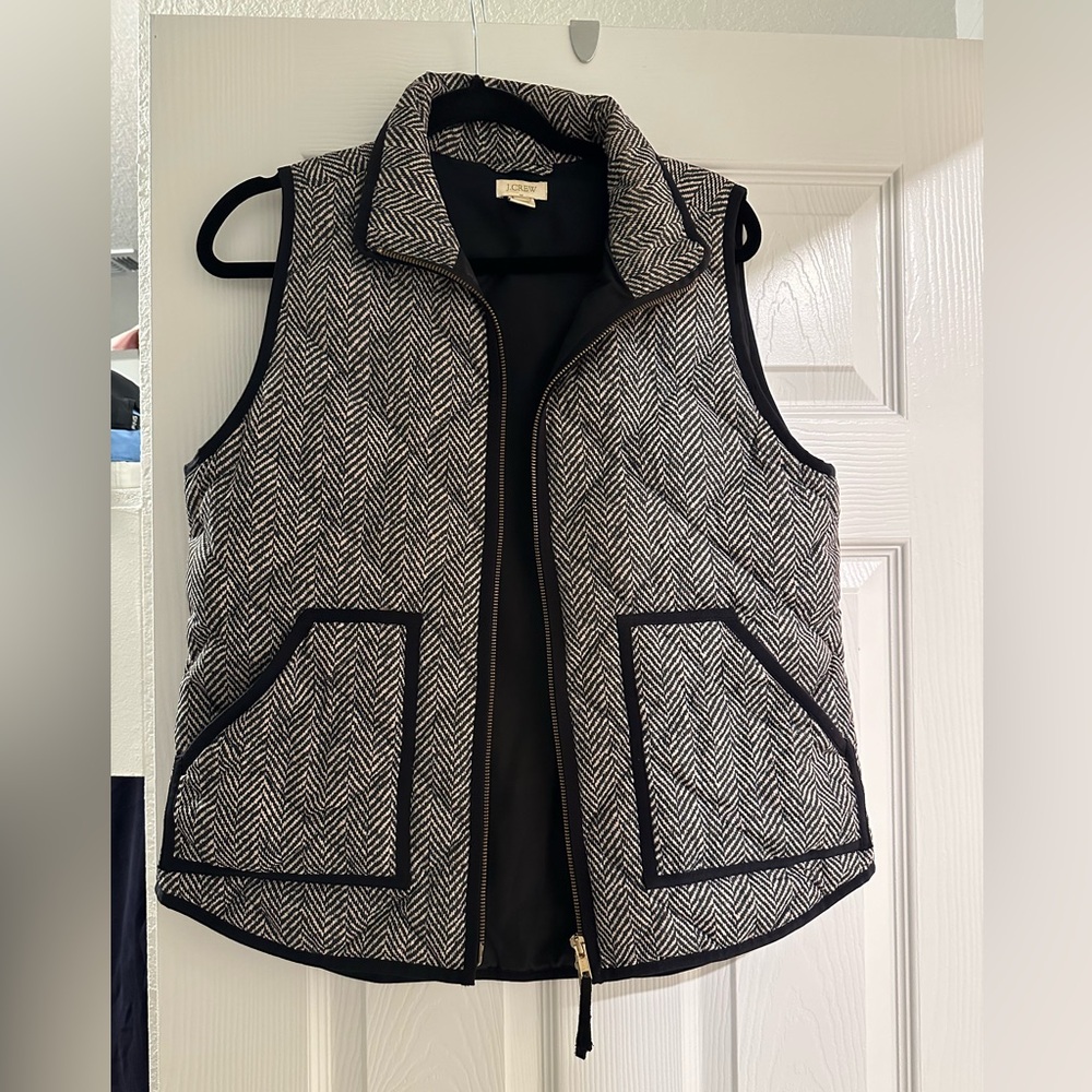 J. Crew Herringbone Vest
